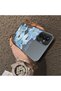 Samsung Galaxy M13 Compatible Silicone Edge Hard Back Case Couple Phone Case with Floral Pattern - 4