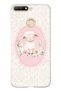 Huawei Y6 2018 Compatible Little Lamb Pattern Transparent Phone Case