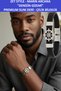 Zet Style "Marin Arcana" – the Mystery of the Sea - Men's - Luxury Faux Leather - Steel Bracelet - 5