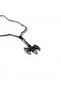 Celtic Knot Battle Axe Chrome Plated Oiled Cotton Cord Men Women Necklace - 4