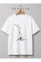 Tunalya Simple Aesthetic Trend Minimal Style Specially Designed Premium Printed Unisex Cotton T-Shirt