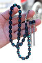 Parliament Blue Double Silver Tassel Alexander Cut Vermeil Fire Amber Prayer Beads 201025710 - 3