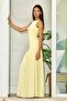Pleated Skirt Detailed Maxi Dress - 3