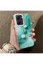 Poco X7 Pro Compatible Silicone Edge Hard Back Case Couple Phone Case with Floral Pattern - 3