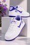 Women's Trend Cherry Embroidered Casual Sneaker, Comfortable Daily Shoes with Embroidery Detail - 8