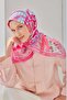 Velora Scarf Illustration Art Fuchsia - 2