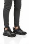 Black Memory Foam Unisex Sports Shoes Pci-10106 Z - 3