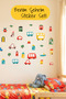 Homes and Cars Decorative Children's Room Wall Sticker Set 31 Pieces - 2