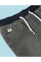 Infant Boys Grey Embroidered Denim Shorts - 2