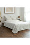 Double Square Patterned Multi-Purpose Bedspread & Pike with 2 Pillowcases / 200*220