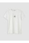 Lcw Everyday White Crew Neck Star Printed Blouse - 5
