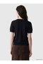 Lcw Comfort Black Crew Neck Stone Women's Knitwear Sweater - 3