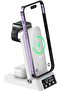 3-in-1 Wireless Charger Station 15W Fast Charging – Wireless Charging Dock for Smartphone, Smartwatch & Earbuds, Multi-Device Charging Stand for Home, Office & Bedside - 3