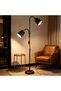 Nordic Minimalist LED Floor Lamp, Modern Dual-Head Standing Lamp for Living Room Bedroom Study, Multi-Function Decorative Tall Lamp - 7
