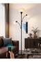 3 Head LED Floor Lamp with Remote, APP & Touch Control, Dimmable Torchiere Standing Lamp