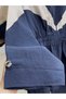 Zergül Hooded Waist-Tightening Pants Suit-Pn3149 Navy Blue - 5