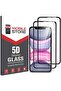 متجر atu shop mobile store واقي شاشة زجاجي 5D لهاتف iPhone 11، قطعتان من الزجاج الكامل، متوافق مع iPhone XR - 3