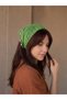 Women's Hand-Knitted Metal Sequin Detailed Mesh Bandana Hair Accessory - 3