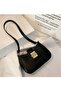 Women's Versatile PU Leather Shoulder Bag, Ladies Portable Fashionable Armpit Bag Side Bag Carry Bag - 3