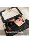 Women's Contrast Color Shoulder Bag - 7