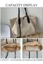 Tote Bag Large-capacity Handbag Fashionable Quilted Shoulder Bag For Women Large Capacity Bucket Bag Travel Messenger - 5