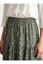 Nevavm Floral Ruffle Skirt with Elastic Waist - 3