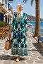 Trend Maxi Boy Ethnic Pattern Hijab Dress