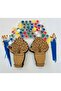 Wooden Flower Pot Flower Painting Set 12 Pieces (Including 12 Acrylic Paints, 12 Brushes) |   Kindergarten, Workshop Activity - 7