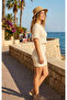 Summer Buttoned Crew Neck Cropped Skirt Knitwear Set - 2
