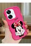 Realme C55 Compatible Case Camera Protector Red Silicone Couple Phone Case Cute Pattern