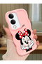 Vivo Y19 Compatible Case Camera Protector Pink Silicone Couple Phone Case Cute Pattern