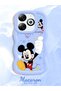 Infinix Hot 40I Compatible Case Camera Protector Blue Silicone Couple Phone Case Cute Pattern - 2