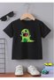 Rawr Printed Crew Neck 100% Cotton Short Sleeve Kids and Teenagers T-Shirt
