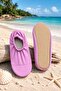 Children's Non-Slip Sole Patterned Sea Shoes Pool Booties M00832 Purple - 4