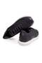 Black Color Lace-Up Genuine Leather Men's Shoes - 2