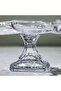 Eleanor Large Plate on Foot 31 cm - Elegant Serveware for Modern Dining, Premium Quality Glass Plate, Decorative Tabletop Accessory - 3
