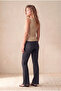 Women's Beige Cotton / Elastane Collared Sleeveless Side Gathered Detailed Blouse Darcy - 5