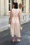 Women's Belted Linen Textured Summer Shirt Dress - 6