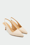Sahra Classic Women's Leather Heeled Shoes - 2