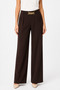 Adriana Fabric Wide-Leg Women's Trousers with Chain Buckle – Stylish Palazzo Trousers, Length 110cm - 3