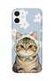 iPhone 12 Mini Compatible Printed Transparent Phone Case |   Collection: Kawaii Cat