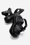 100% Genuine Leather Orthopedic, Lightly Padded Sole, Velcro Strap Women's Sandals - 4