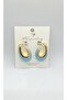 Liora Baby Blue Hoop Earrings - 3