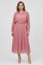 Women Pleated Maxi Dress, Mauve