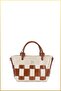 Liza Women's Knitted Model Hand and Shoulder Bag - Mink