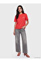 Lcw Vision Red Printed 100% Cotton Women's T-Shirt - 2