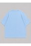 Women's Y2K Star Cat Printed Oversized T-Shirt Baby Blue Baby Blue - 2