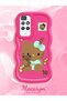 Redmi 10 2022 Compatible Case Camera Protector Red Silicone Couple Phone Case Kitty Pattern - 2