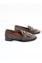 Women's genuine leather flat mink - 2