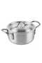 Aluminium Cooking Pot with Lid |26cm | Silver